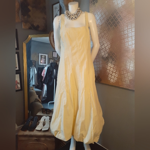 Zara Dresses & Skirts - Zara Cotton Blend Bubble Maxi Dress